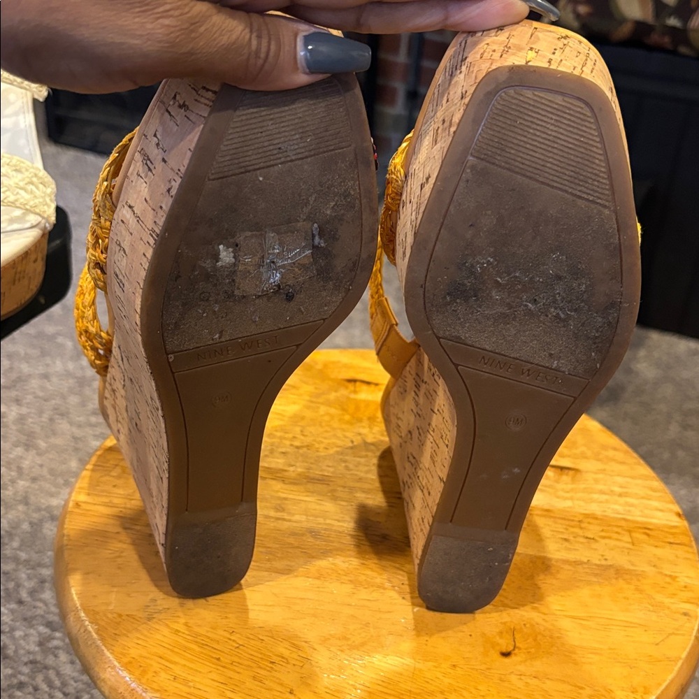 Nine West  Woven Wedge Sandal - Picture 2 of 5